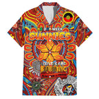 Custom Gold Coast Suns NAIDOC Week 2024 Family Matching Off Shoulder Short Dress and Hawaiian Shirt Mascot Football