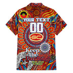 Custom Gold Coast Suns NAIDOC Week 2024 Hawaiian Shirt Mascot Football