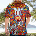Custom Gold Coast Suns NAIDOC Week 2024 Hawaiian Shirt Mascot Football
