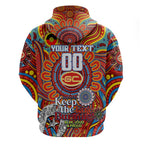 Custom Gold Coast Suns NAIDOC Week 2024 Hoodie Mascot Football