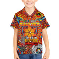 Custom Gold Coast Suns NAIDOC Week 2024 Kid Hawaiian Shirt Mascot Football