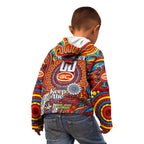 Custom Gold Coast Suns NAIDOC Week 2024 Kid Hoodie Mascot Football