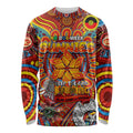 Custom Gold Coast Suns NAIDOC Week 2024 Long Sleeve Shirt Mascot Football