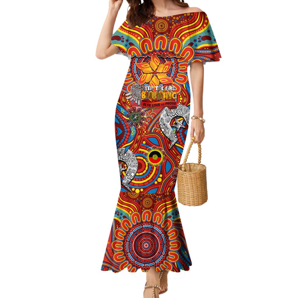 Custom Gold Coast Suns NAIDOC Week 2024 Mermaid Dress Mascot Football