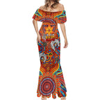 Custom Gold Coast Suns NAIDOC Week 2024 Mermaid Dress Mascot Football