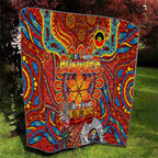 Gold Coast Suns NAIDOC Week 2024 Quilt Mascot Football