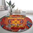 Gold Coast Suns NAIDOC Week 2024 Round Carpet Mascot Football