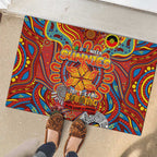 Gold Coast Suns NAIDOC Week 2024 Rubber Doormat Mascot Football