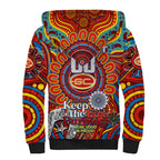 Custom Gold Coast Suns NAIDOC Week 2024 Sherpa Hoodie Mascot Football