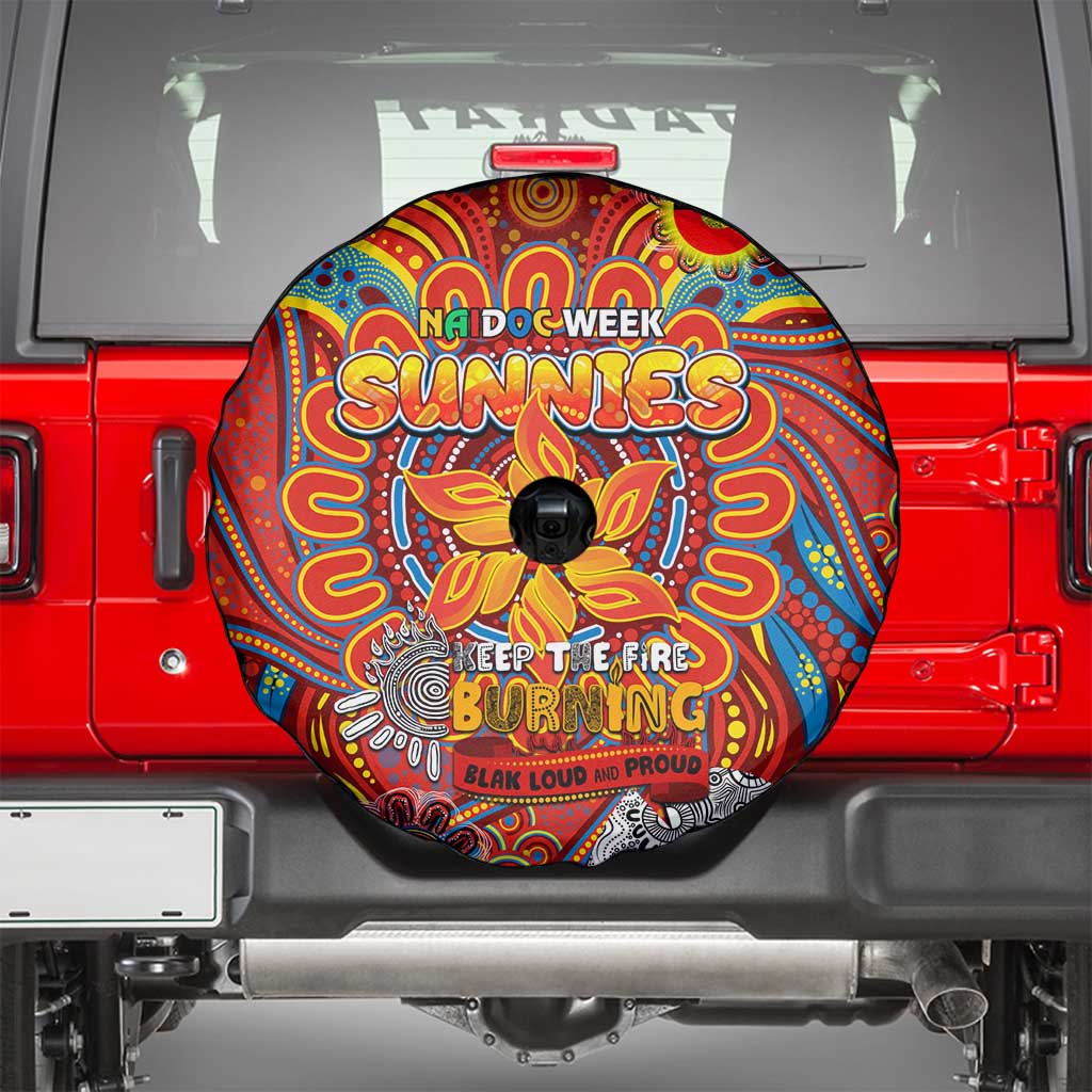 Gold Coast Suns NAIDOC Week 2024 Spare Tire Cover Mascot Football