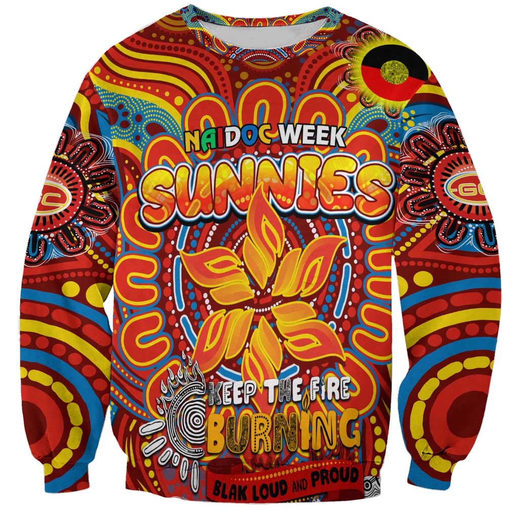 Custom Gold Coast Suns NAIDOC Week 2024 Sweatshirt Mascot Football