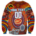 Custom Gold Coast Suns NAIDOC Week 2024 Sweatshirt Mascot Football