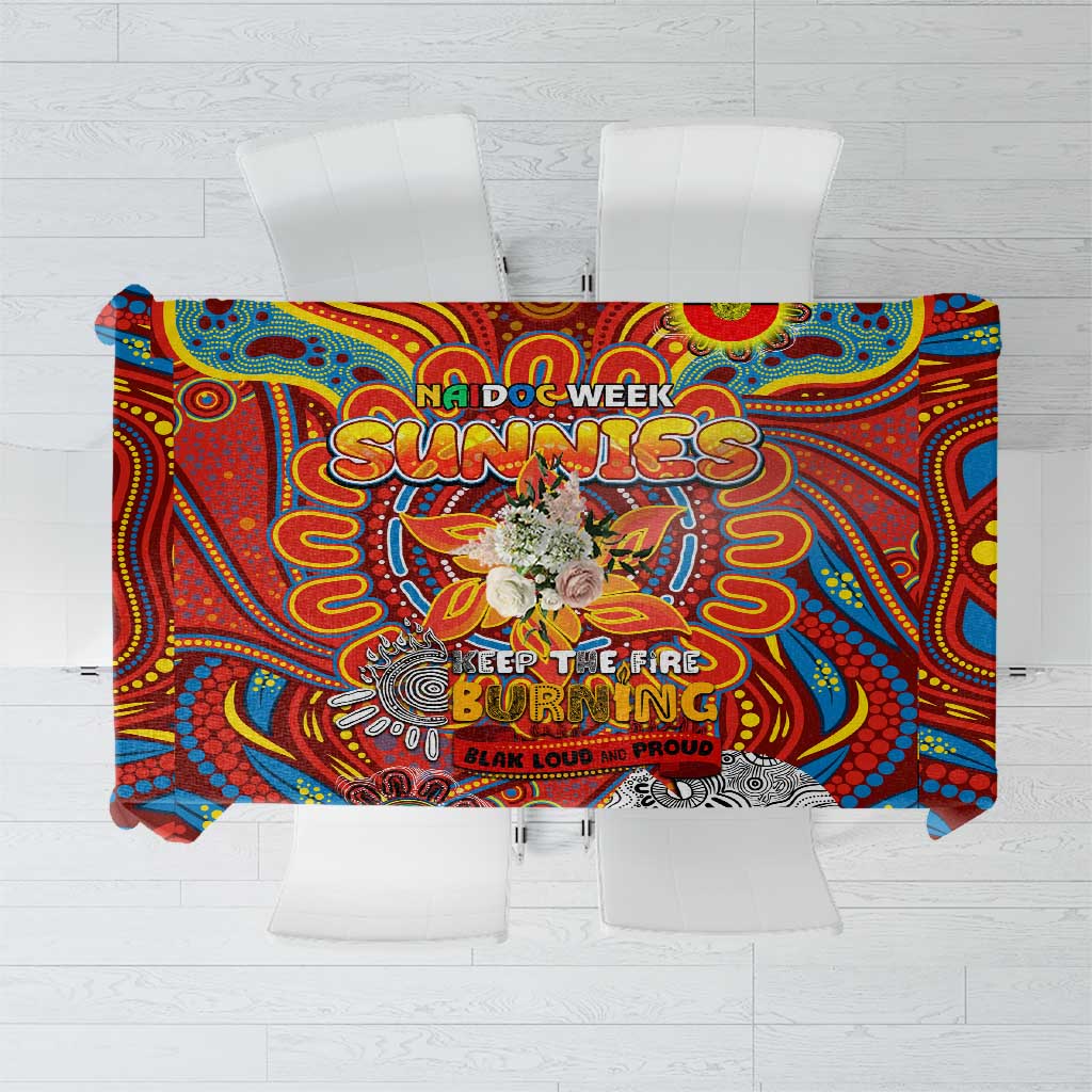 Gold Coast Suns NAIDOC Week 2024 Tablecloth Mascot Football