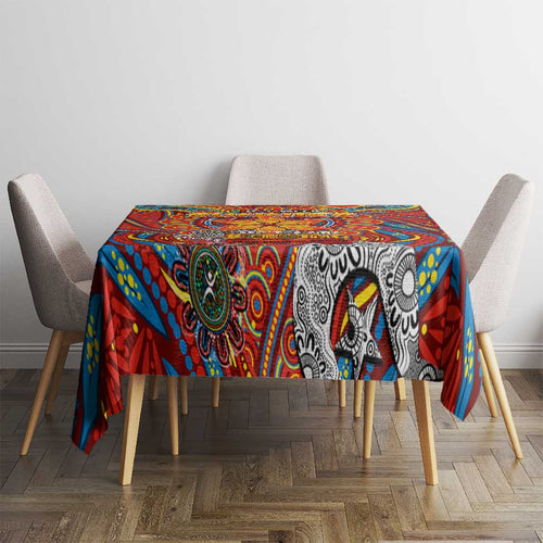 Gold Coast Suns NAIDOC Week 2024 Tablecloth Mascot Football