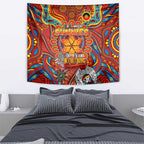 Gold Coast Suns NAIDOC Week 2024 Tapestry Mascot Football