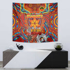 Gold Coast Suns NAIDOC Week 2024 Tapestry Mascot Football
