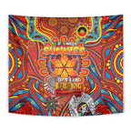 Gold Coast Suns NAIDOC Week 2024 Tapestry Mascot Football