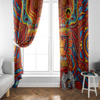 Gold Coast Suns NAIDOC Week 2024 Window Curtain Mascot Football
