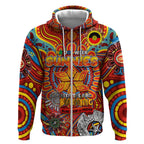 Custom Gold Coast Suns NAIDOC Week 2024 Zip Hoodie Mascot Football