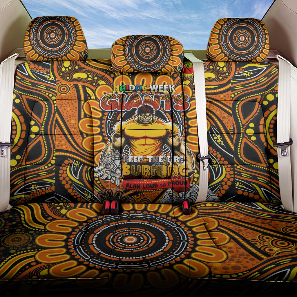 GWS Giants NAIDOC Week 2024 Back Car Seat Cover Mascot Football