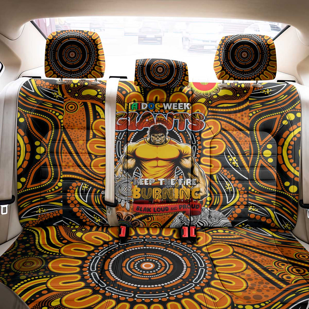 GWS Giants NAIDOC Week 2024 Back Car Seat Cover Mascot Football