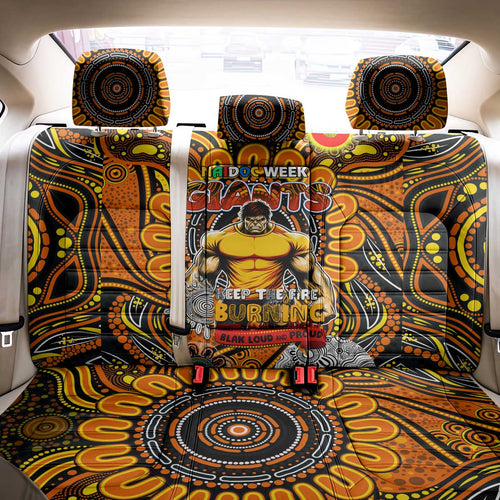 GWS Giants NAIDOC Week 2024 Back Car Seat Cover Mascot Football