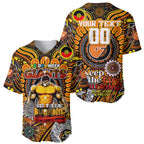 Custom GWS Giants NAIDOC Week 2024 Baseball Jersey Mascot Football