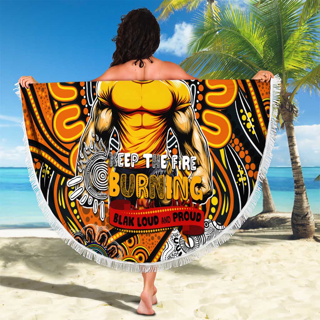 GWS Giants NAIDOC Week 2024 Beach Blanket Mascot Football