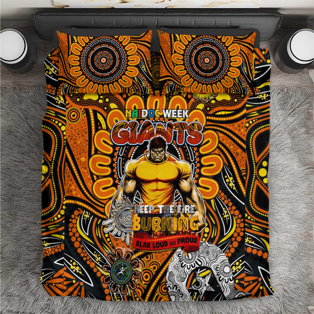 GWS Giants NAIDOC Week 2024 Bedding Set Mascot Football