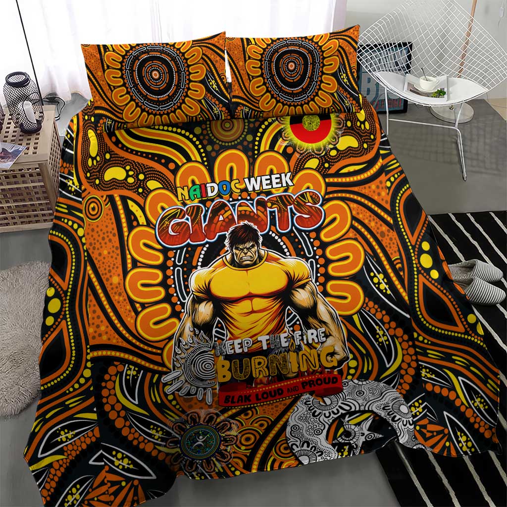 GWS Giants NAIDOC Week 2024 Bedding Set Mascot Football