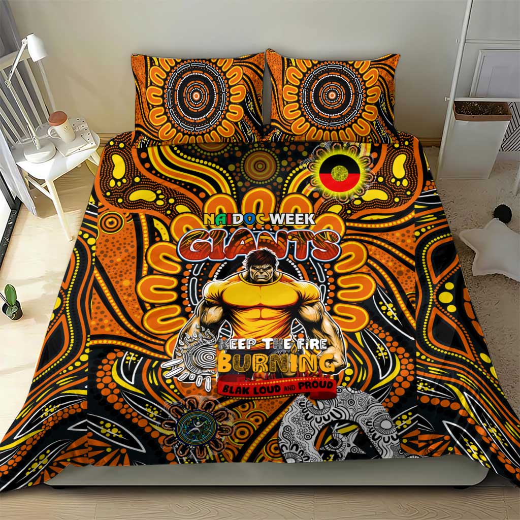 GWS Giants NAIDOC Week 2024 Bedding Set Mascot Football