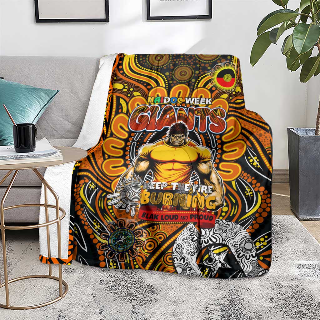 GWS Giants NAIDOC Week 2024 Blanket Mascot Football