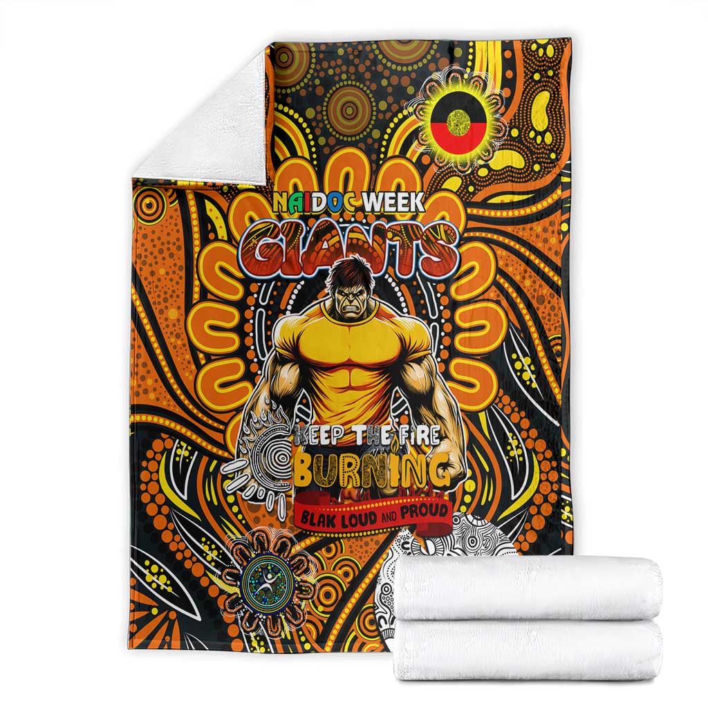 GWS Giants NAIDOC Week 2024 Blanket Mascot Football