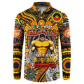 Custom GWS Giants NAIDOC Week 2024 Button Sweatshirt Mascot Football