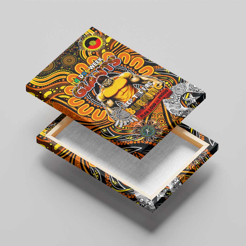 GWS Giants NAIDOC Week 2024 Canvas Wall Art Mascot Football