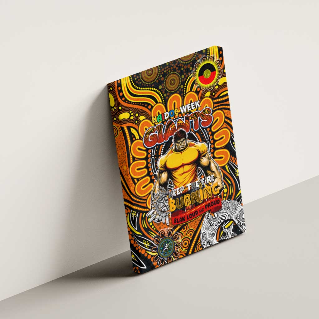 GWS Giants NAIDOC Week 2024 Canvas Wall Art Mascot Football