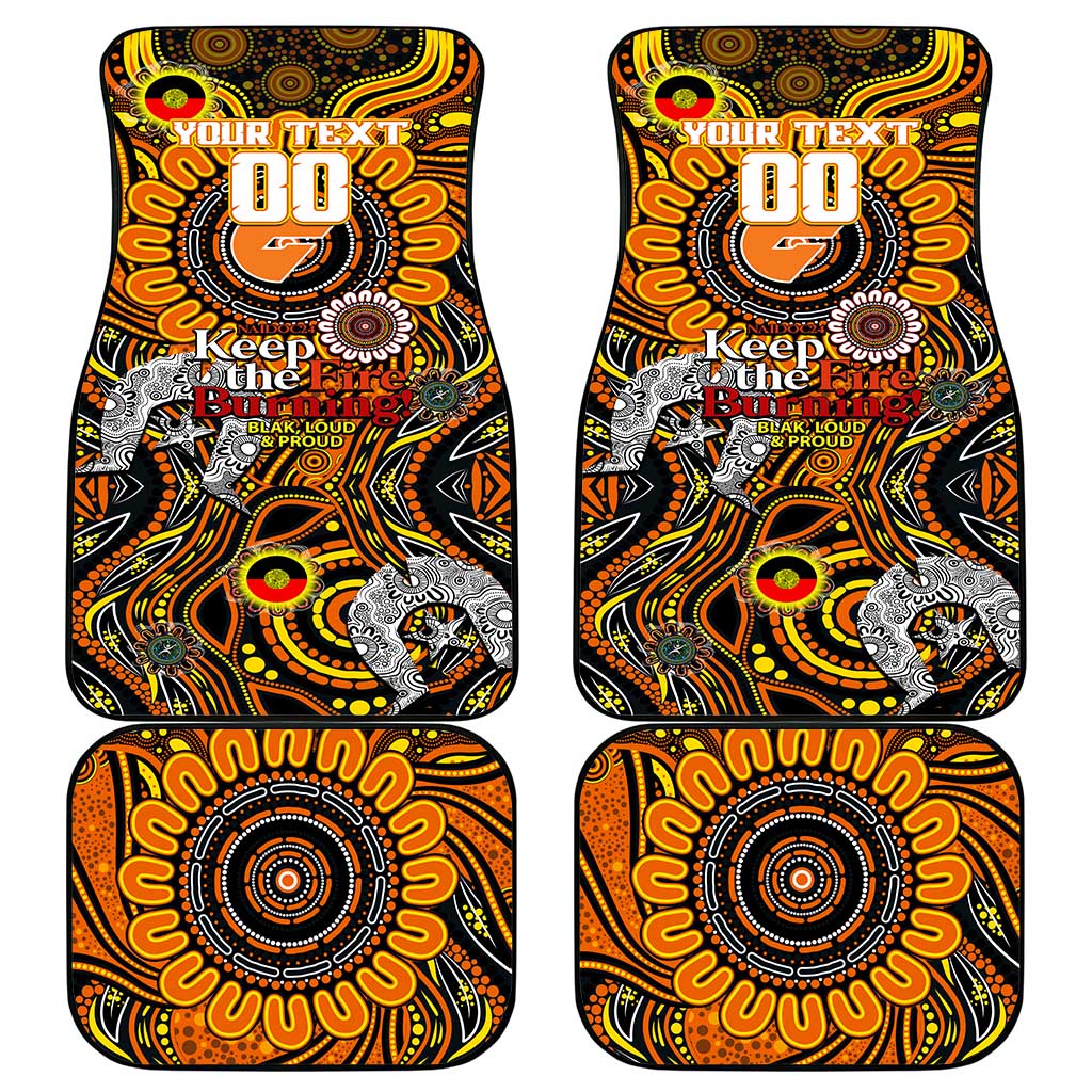 GWS Giants NAIDOC Week 2024 Car Mats Mascot Football