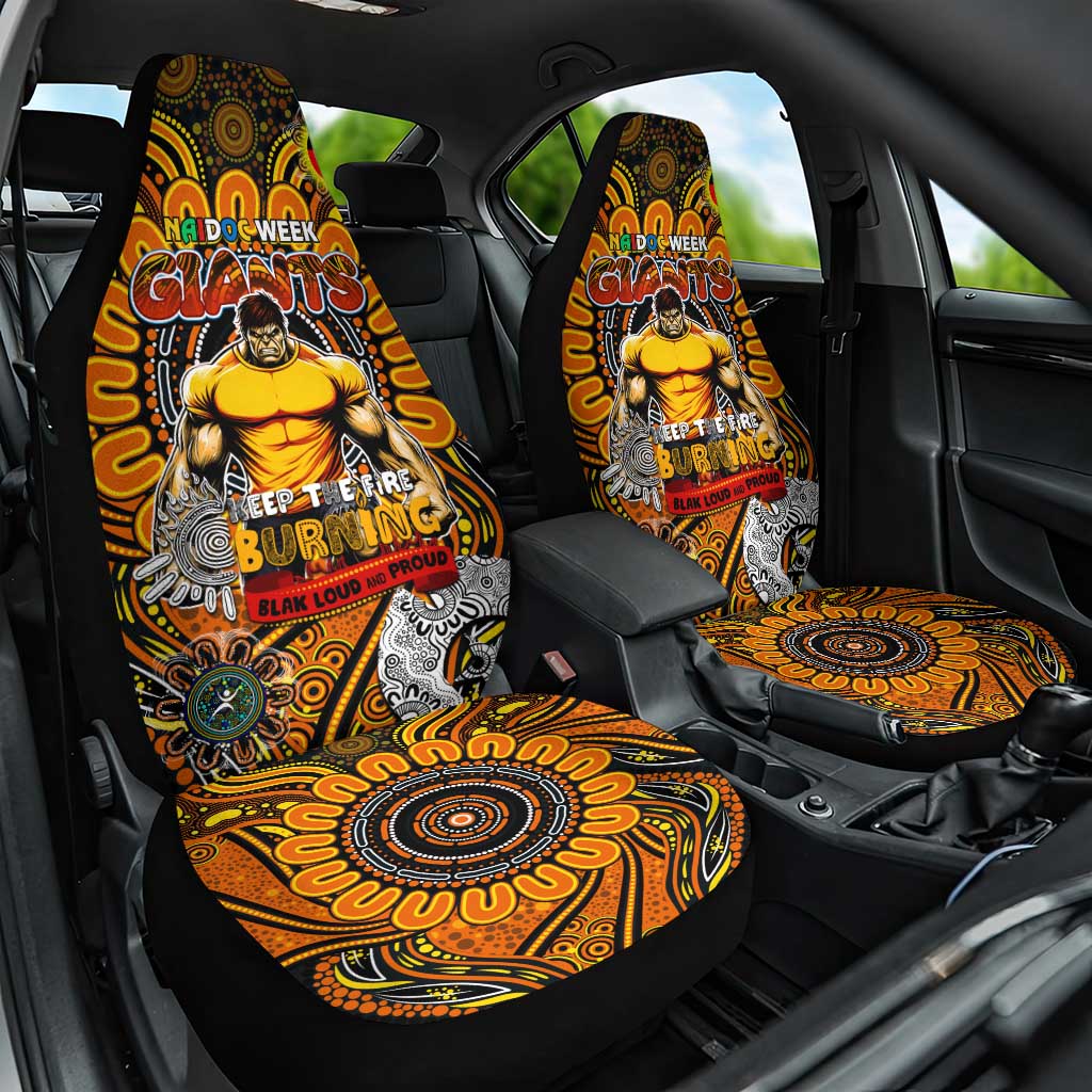GWS Giants NAIDOC Week 2024 Car Seat Cover Mascot Football