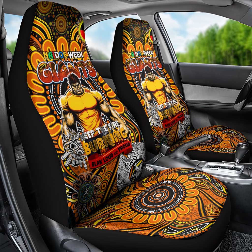 GWS Giants NAIDOC Week 2024 Car Seat Cover Mascot Football