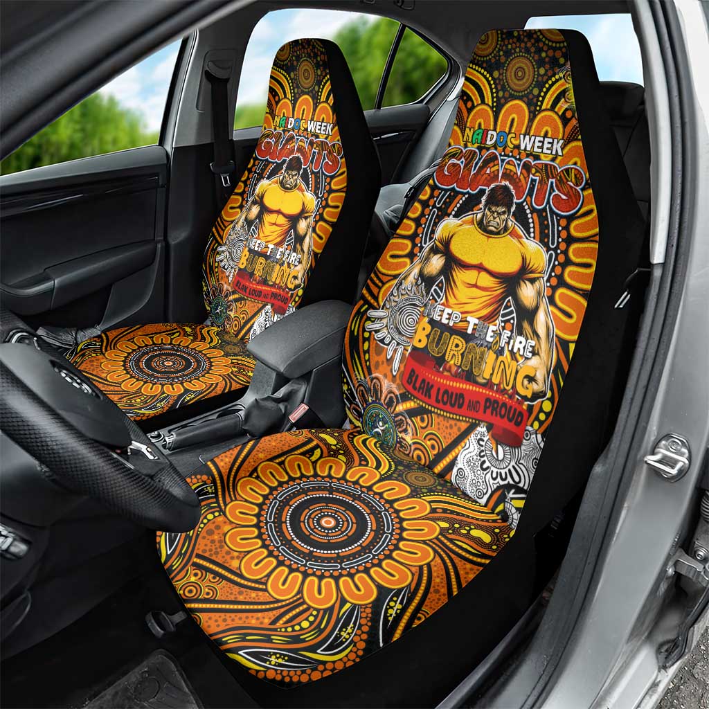 GWS Giants NAIDOC Week 2024 Car Seat Cover Mascot Football