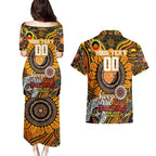 Custom GWS Giants NAIDOC Week 2024 Couples Matching Puletasi and Hawaiian Shirt Mascot Football