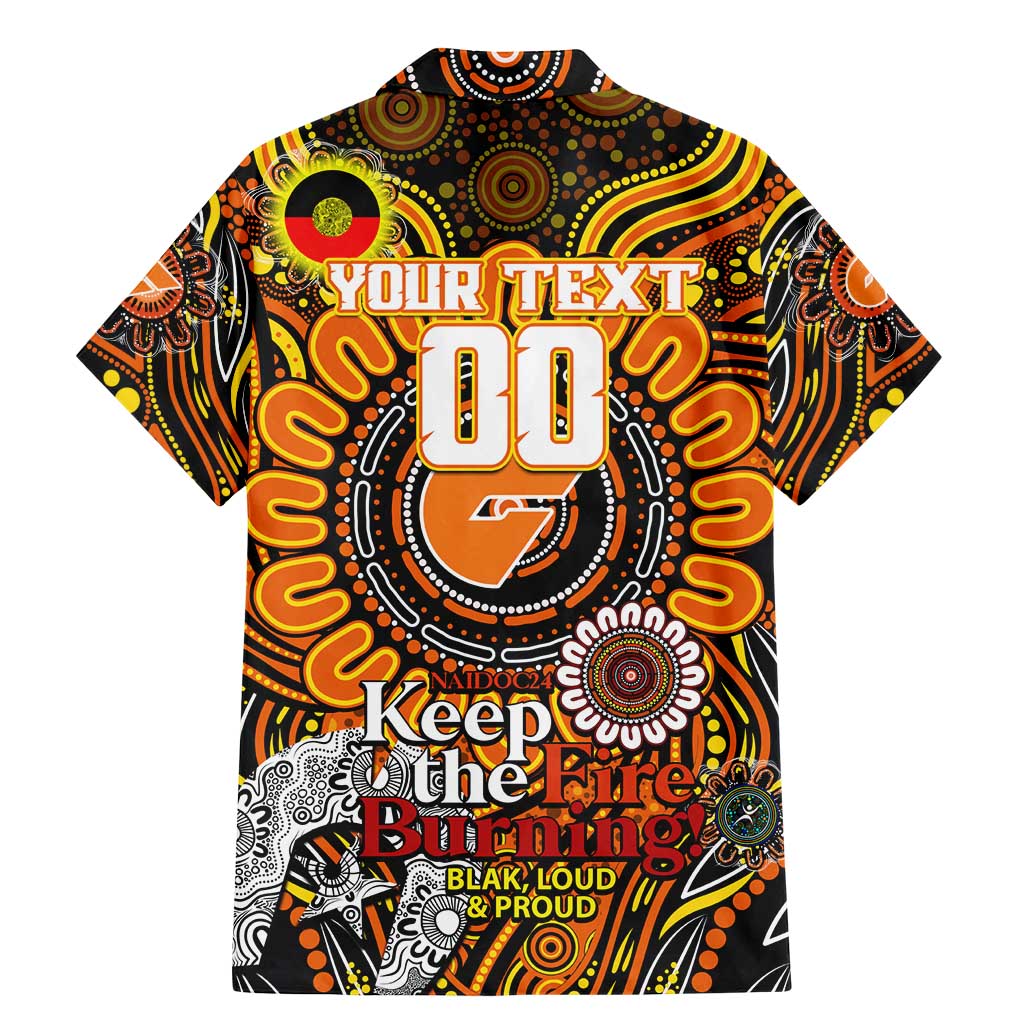 Custom GWS Giants NAIDOC Week 2024 Family Matching Mermaid Dress and Hawaiian Shirt Mascot Football