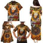 Custom GWS Giants NAIDOC Week 2024 Family Matching Puletasi and Hawaiian Shirt Mascot Football