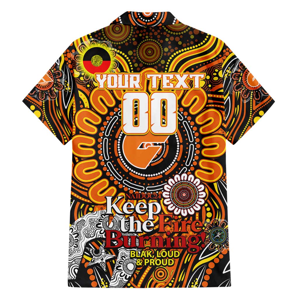 Custom GWS Giants NAIDOC Week 2024 Hawaiian Shirt Mascot Football