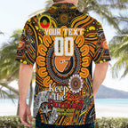 Custom GWS Giants NAIDOC Week 2024 Hawaiian Shirt Mascot Football