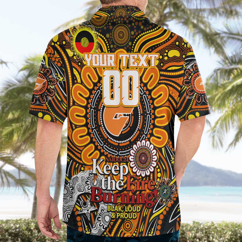Custom GWS Giants NAIDOC Week 2024 Hawaiian Shirt Mascot Football