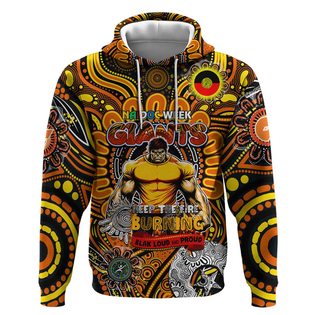 Custom GWS Giants NAIDOC Week 2024 Hoodie Mascot Football