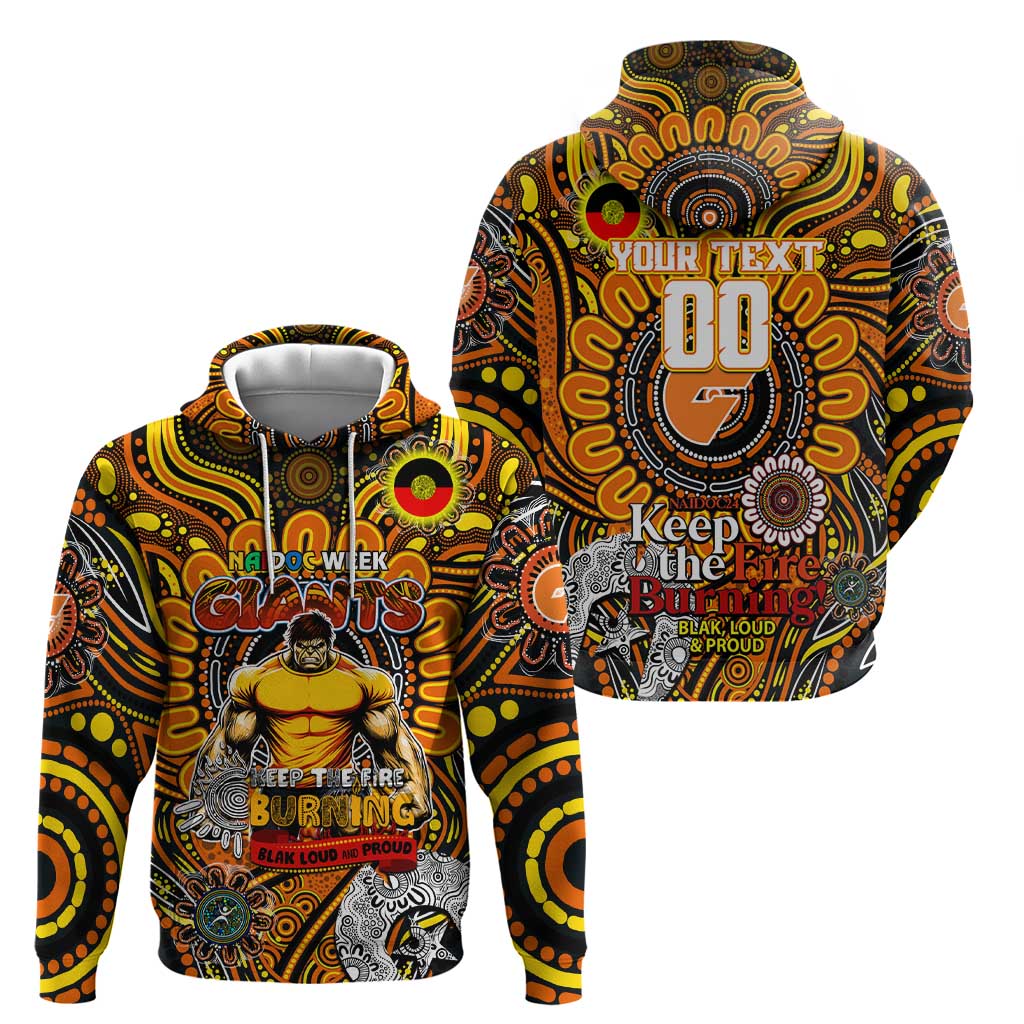 Custom GWS Giants NAIDOC Week 2024 Hoodie Mascot Football