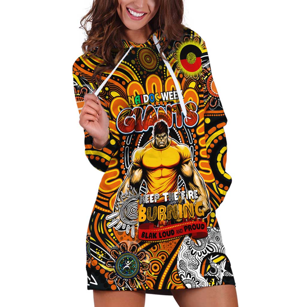 Custom GWS Giants NAIDOC Week 2024 Hoodie Dress Mascot Football