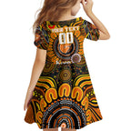 Custom GWS Giants NAIDOC Week 2024 Kid Short Sleeve Dress Mascot Football